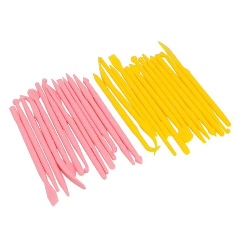 14pcs/set Plastic Clay Sculpting Set Cake Decorating Tools for Shaping Clay Playdough Toys Polymer Modeling polymer clay tools clay sculpting tools clay craft tool