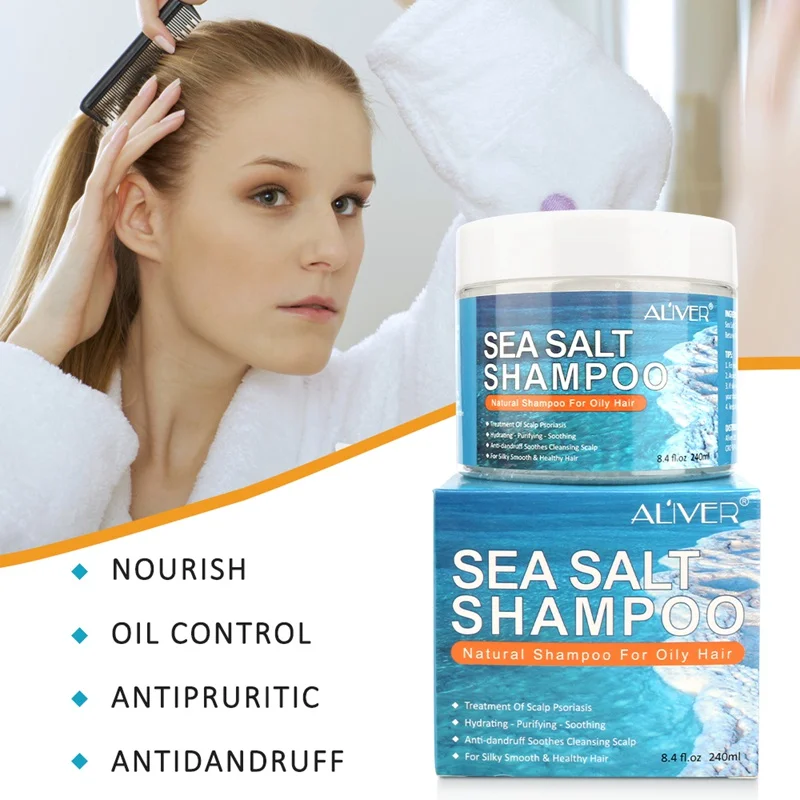 Anti-Dandruff Sea Salt Shampoo Control Oil Relieve Itching Anti-Mite Reducing Dandruff Hair Shampoos Hair Care 2020 S1 Anti-Dandruff Sea Salt Shampoo Control Oil Relieve Itching Anti-Mite Reducing Dandruff Hair Shampoos Hair Care 2020 S1