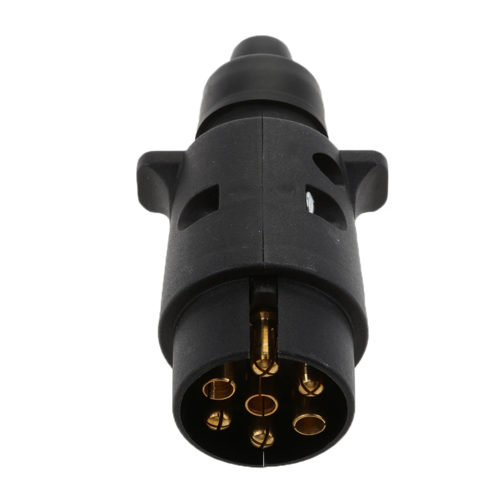 12V 7 Pin Tow Truck Trailer Plug Connector Adapter For Semitrailer Caravan