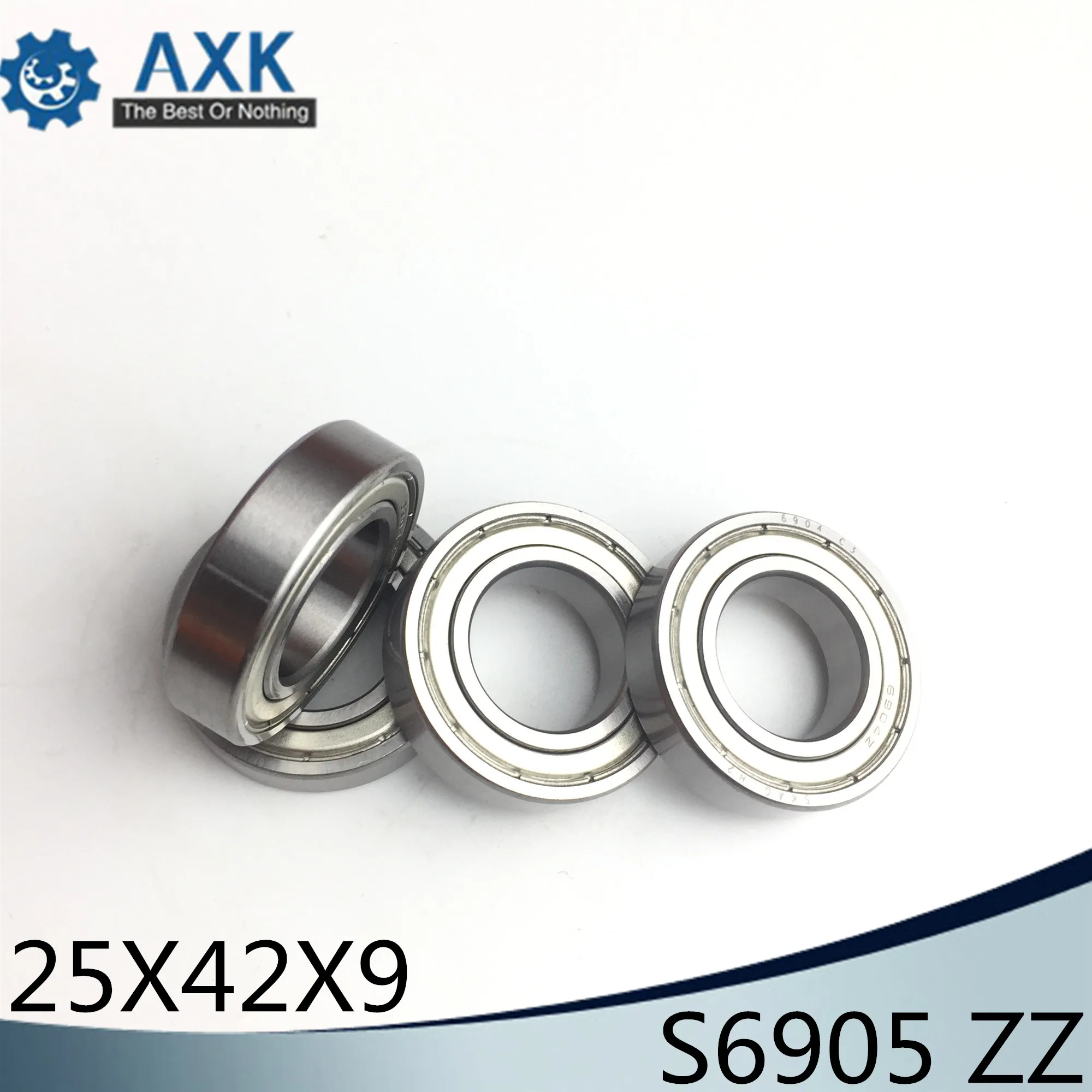 S6905ZZ Bearing 25*42*9 mm ( 5PCS ) ABEC-1 440C S 6905 Z ZZ S6905 Stainless Steel S6905Z Ball Bearings