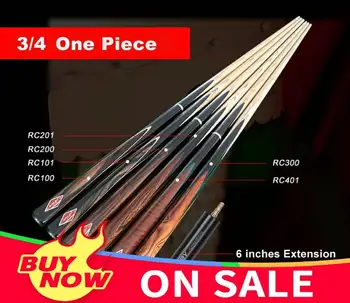 

Original RILEY RC Handmade 3/4 Piece Snooker Cue with Case with Extension 10.2-10.5mm Tip One Piece Billiard Stick Cue