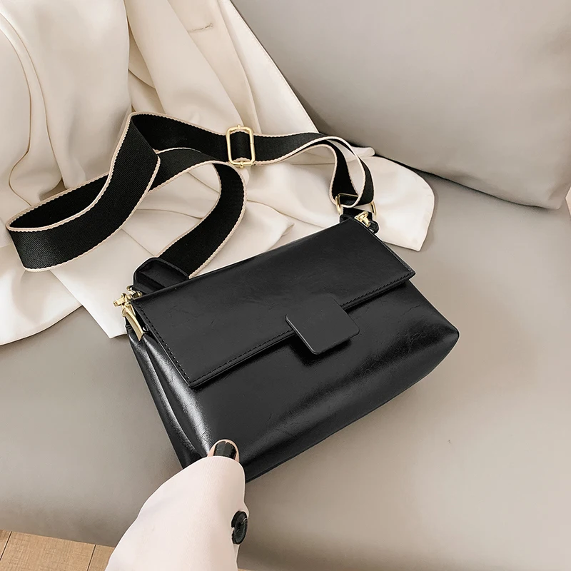 Simple Solid Color PU Leather Shoulder Crossbody Bags for Women 2021 Branded Trend Hand Bag Lady Luxury Good Quality Handbags | Багаж и