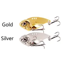 Leurre métallique rigide vibrant avec cuillère, appât artificiel idéal pour la pêche au bar, spinnerbait, Crankbait, 7/10/15/20g