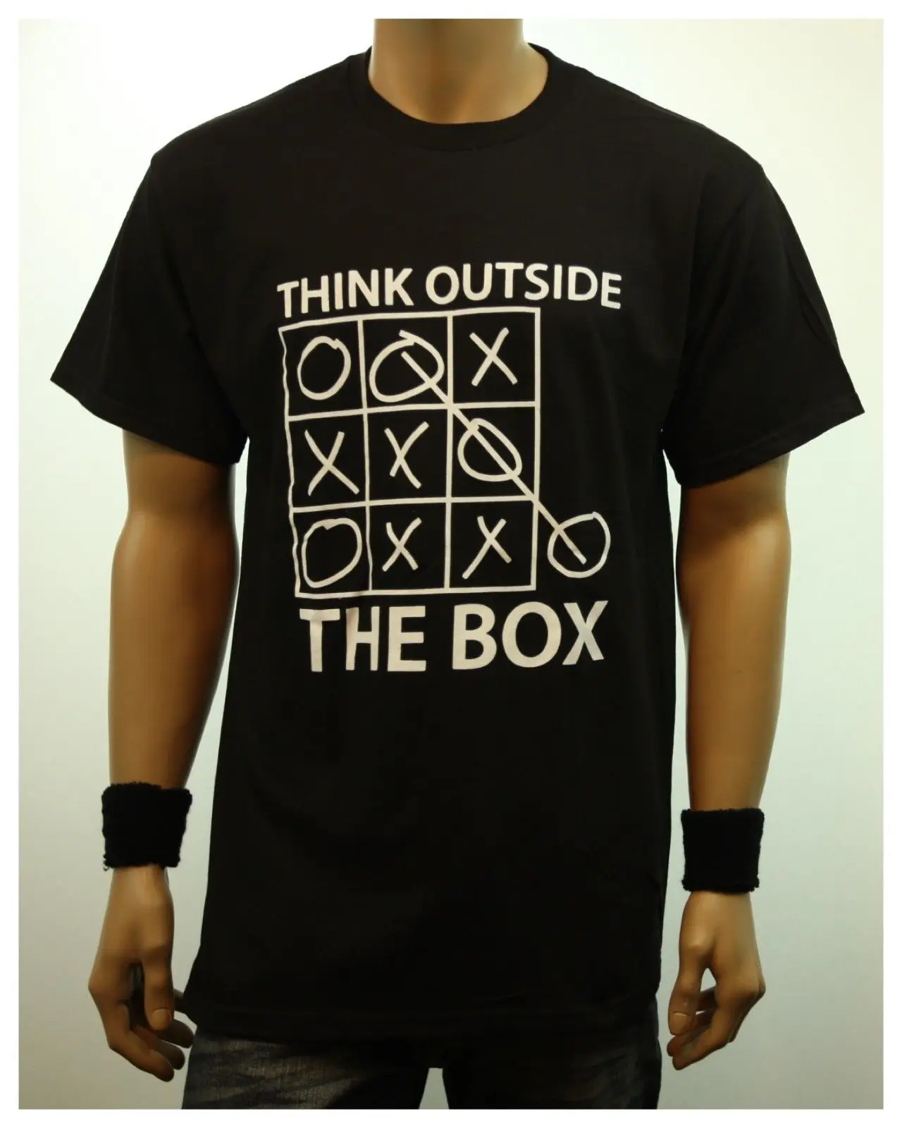 Funny Graphic T-Shirts Think Outside Ox The Box Printed Casual Fashion Urban Tee Plus Style Tops Size S-3Xl | Мужская одежда