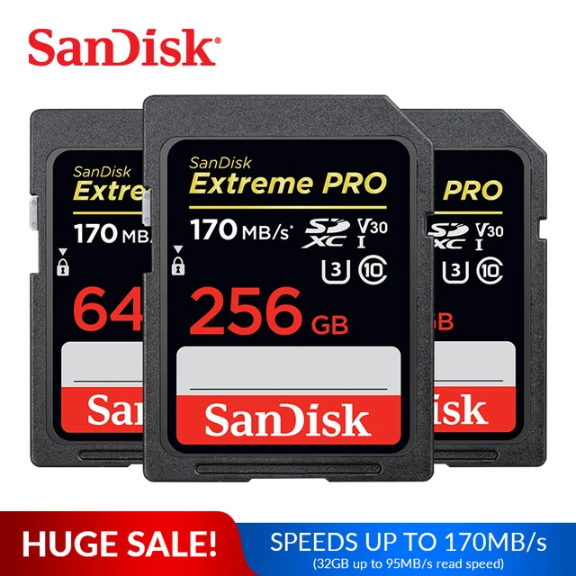 SanDisk Ultra Extreme Pro Memory Card SD Card 32GB 64GB 128GB 256GB 512GB  1TB SDHC/SDXC Class10 U1 U3 4K Flash Card for Camera - AliExpress