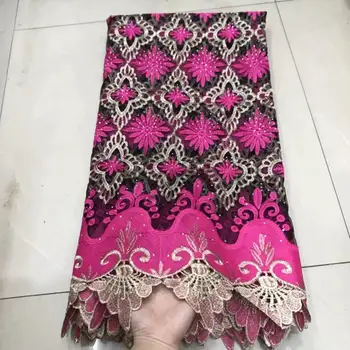 

Pink Tulle Nigerian African Lace Fabrics for Sewing Dress French Swiss Voile Lace Fabric with Rhinestones 100% Polyester 5 Yards