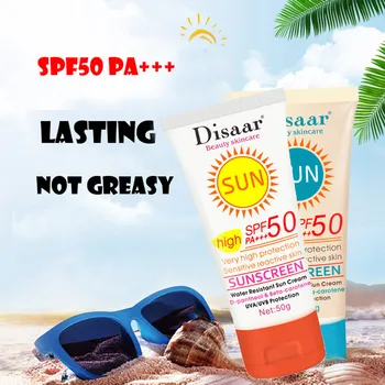 

Beauty Skin Care Facial Sunscreen Cream SPF50+ Long Lasting Oil Control Moisturizing UV Protection UVA/UVB 50g Sunblock#0818