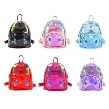 

Kids Cute Bow Backpack Laser Student School Shoulder Bag Casual Rucksack Bolsas Feminina Mujer Sac A Main