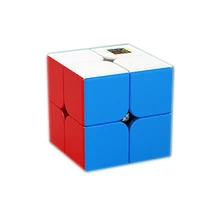 MOYU Yuhu MeiLong мини Скорость Magic Cube 2x2x2 профессия куб головоломка виды кубик образования Скорость Детская куртка из искусственной кожи для игры, игрушки в подарок