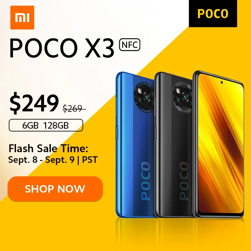 [Première vente Flash mondiale en Stock] POCO X3 NFC Snapdragon 732G Version mondiale Smartphone Xiaomi 5160mAh 33W Charge 64MP appareil photo | AliExpress