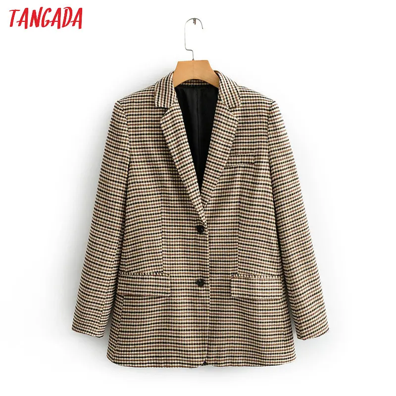 vintage houndstooth blazer