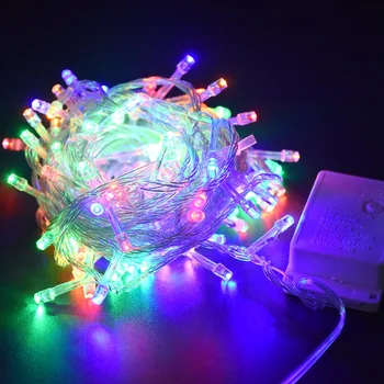 

Multi Color LED String Light Waterproof Fairy Lamp Outdoor Battery String Light Atmosphere Lighting for Wedding Halloween Party