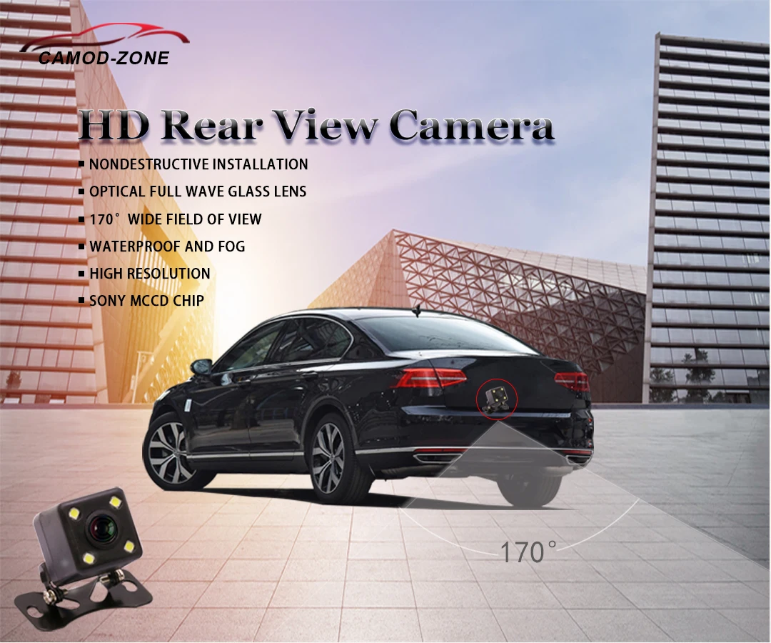 MIB AV заднего вида Камера HD CCD Широкий формат зеркало заднего вида для парковки RCD330 плюс Обратный для VW TIGUAN Passat B6 B7 Golf 5/6/7 JETTA Audi