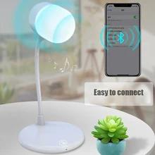 Светодиодный настольный светильник с тремя скоростями цветовая температура беспроводной bluetooth-динамик используется в качестве беспроводной зарядки и сна настольная лампа P