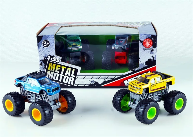 

Big Foot Four Wheel Drive Graffiti off-Road Car Model Children Model Model Car Climbing Toy