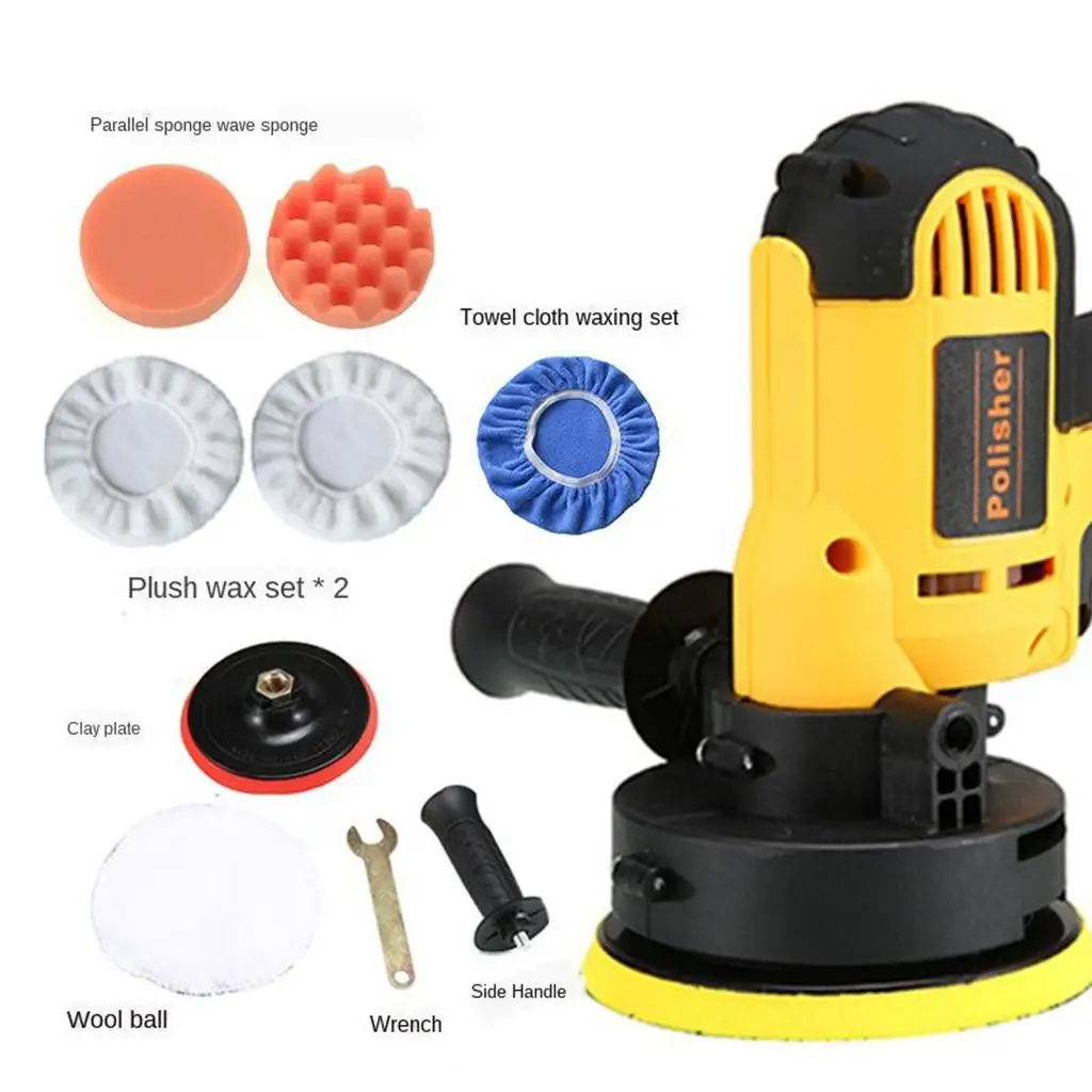 Electric Car Polisher Machine 220V 600-3700rpm 5500W Auto Polishing Machine USA Plug Sander Polish Waxing Tools Car Accessories