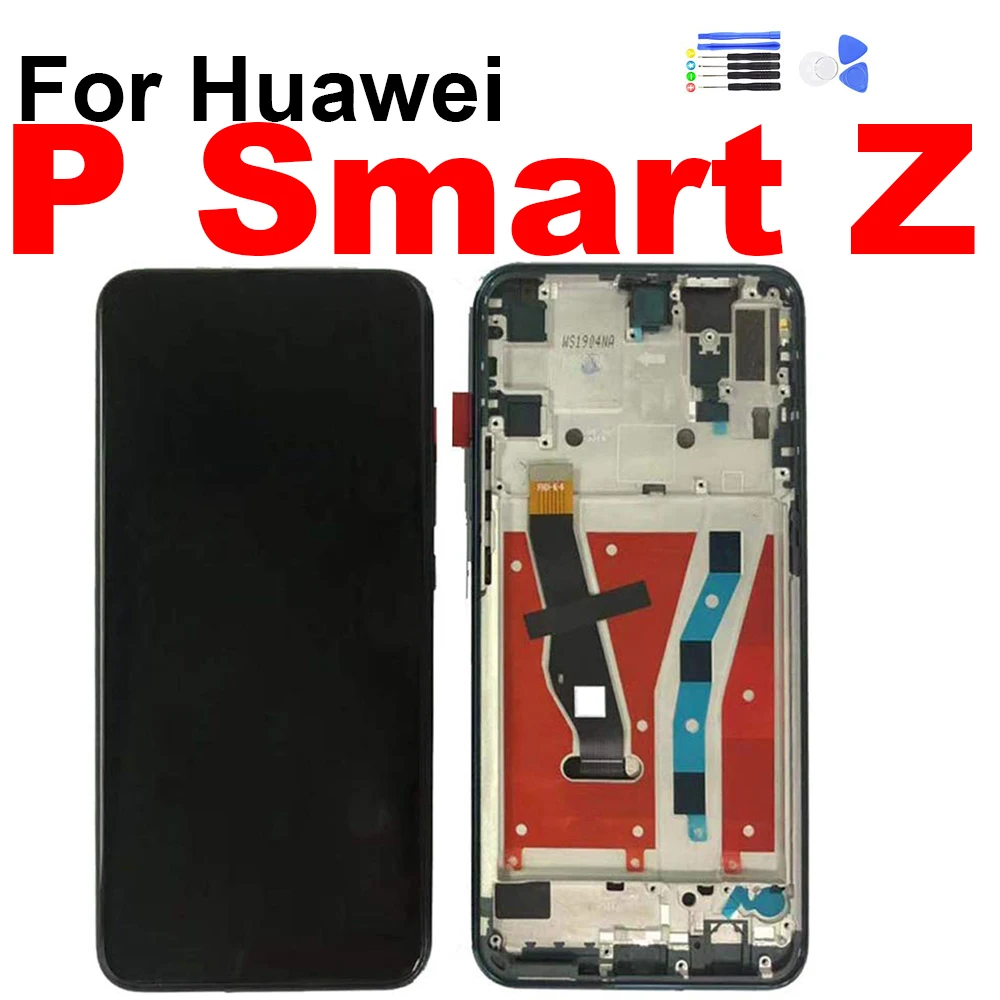 

For Huawei P Smart Z STK-LX1 LCD Touch Screen Digitizer Assembly Replacement for huawei Y9 Prime 2019 Display with Frame