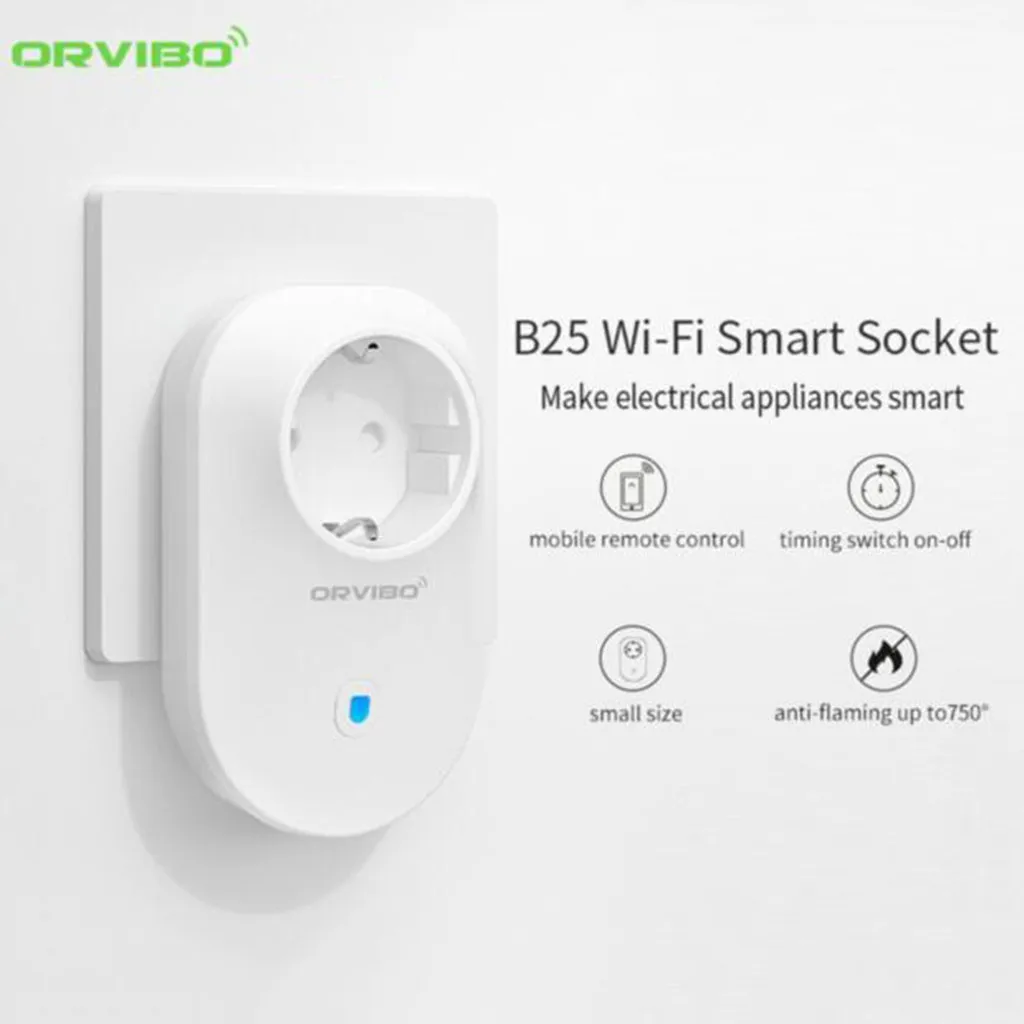 

Wireless WiFi Smart Phone APP Remote Control Power Plug Socket Outlet HOMEMATE For Amazon Alexa Maximum 10 Timing Task