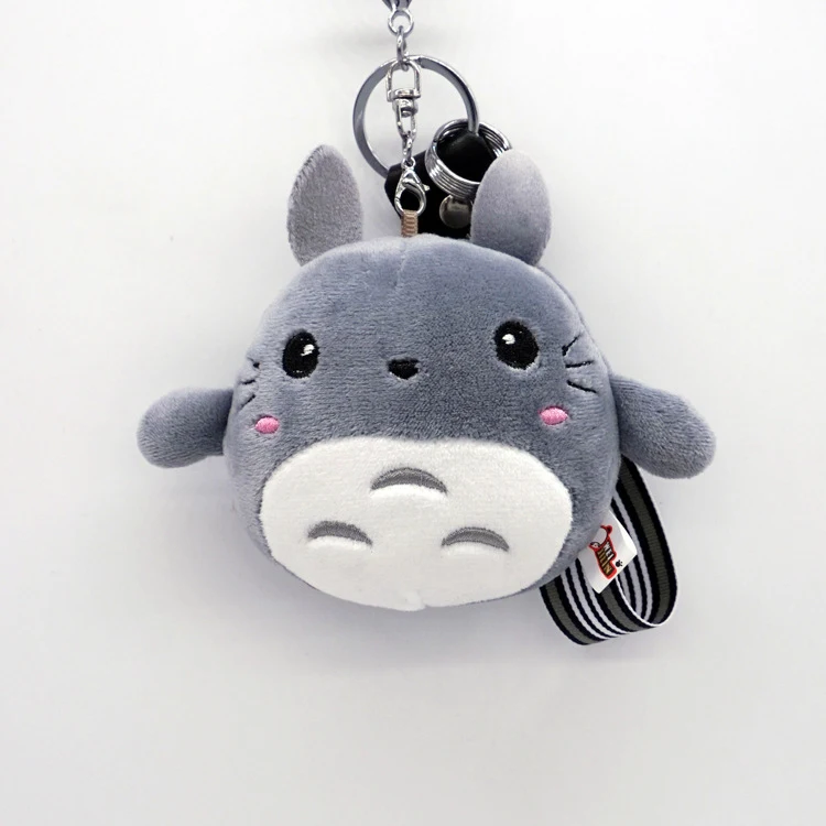 

FXM 11cm super cute chinchillas plush key ring creative cartoon mobile phone bag car plush pendant plush key ring
