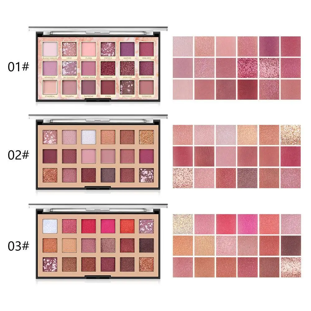 Горячая 18 цветов Тени для век пустынная Роза Gemakkelijk Make-Up Oogschaduw Schijf Netto Rode Make-Up Parelmoer Matte Oogschaduw