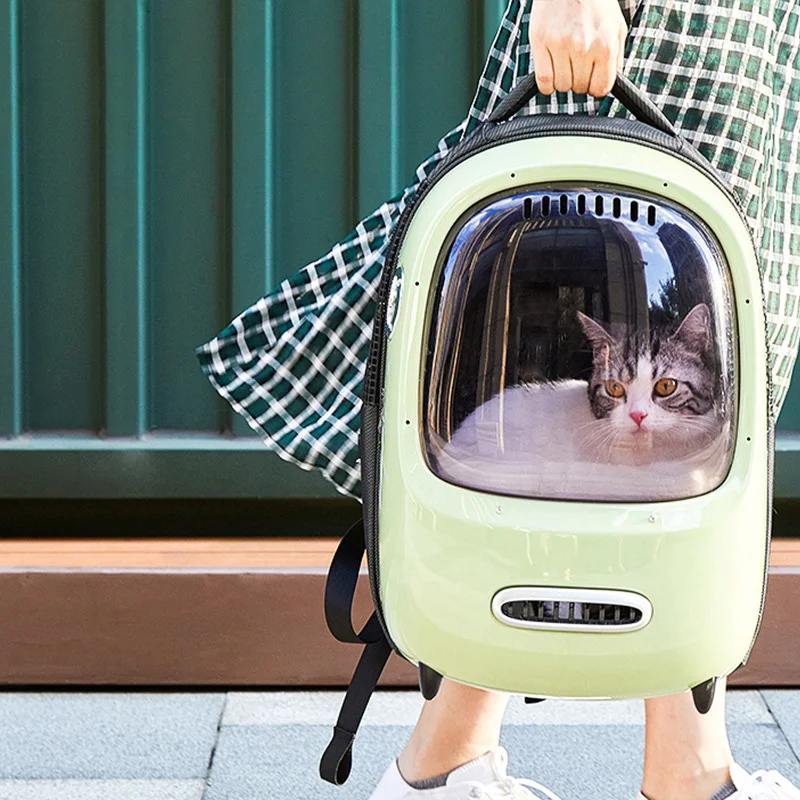 

New out cat backpack air box portable cabin backpack backpack transparent ventilation, cat supplies