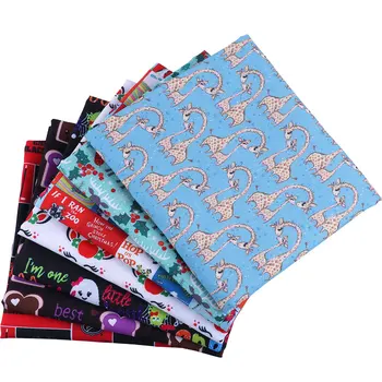 

50*140CM Cartoons pattern Polyester cotton Fabric Patchwor Printed for Tissue Kids Home Textile for Sewing Doll Dress Curtain