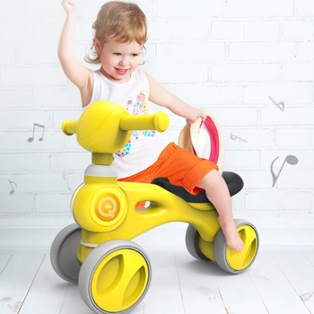 

Children's scooter 1-3-year-old baby twist car baby balance car toy light music