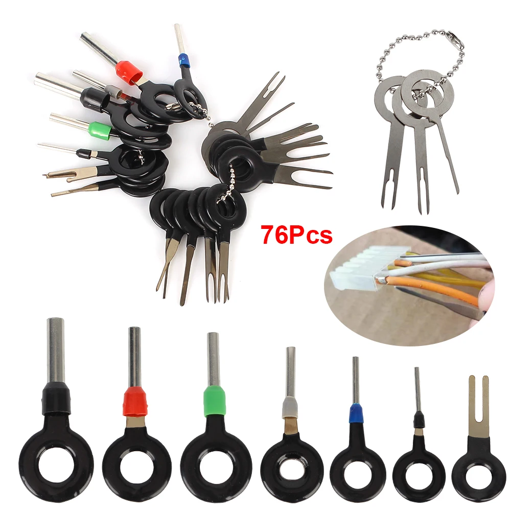 

Auto Repair Tools Release Pin Extractor Wire Plug Puller Motorist Kit For Wiring Crimp Connector Car Terminal Removal Tool