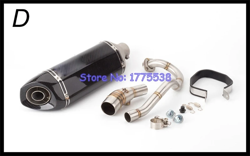 Motorcycle Exhaust Connector Link Pipe for Honda FORZA 300 2018-2020 Motorbike Exhaust Muffler Escape Demper Manifold Front Pipe - Image 4