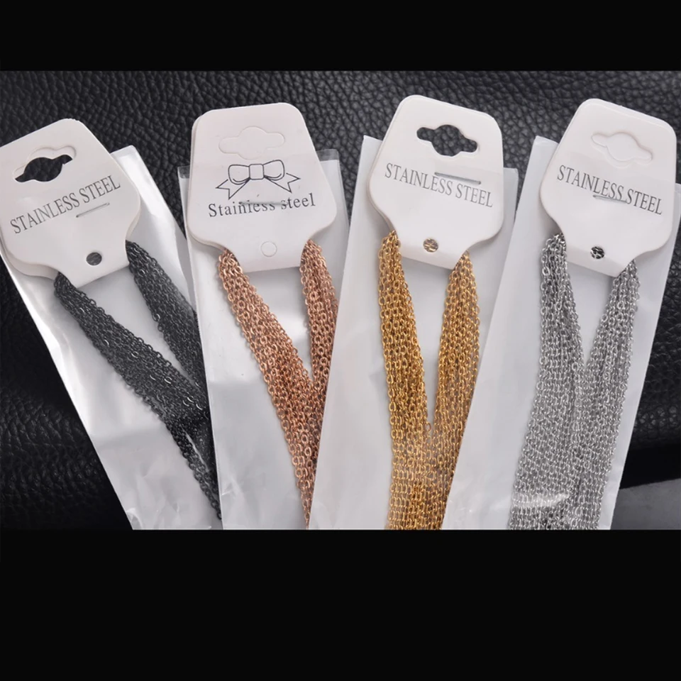 Collane A Maglie Di Ancoraggio Mariner Collana A Maglie Piatte In Oro Placcato Girocollo In Ottone - Foto 7