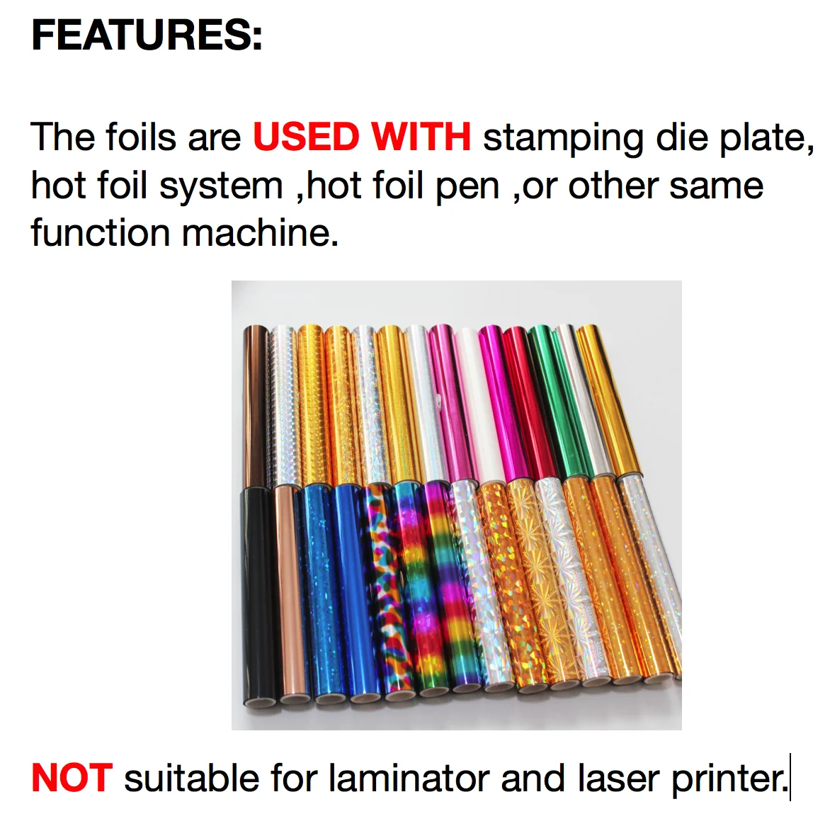 craft foil 3M X15cm Hot Foil Rolls Hot Stamping Foils Paper Holographic Heat Transfer Foil DIY Crafts