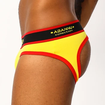 

CMENIN Sexy Gay Underwear Jock Strap Mens Thong Jockstrap Men Thongs Strings Sissy Lingerie Panties Under Wear Man String AD177