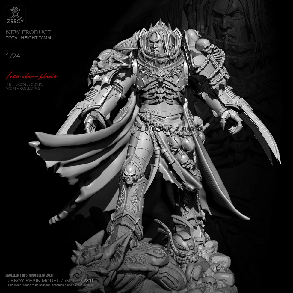75 мм 1/24 Смола Модель наборы DIY Рисунок самодельный TD-2801 | Игрушки и хобби