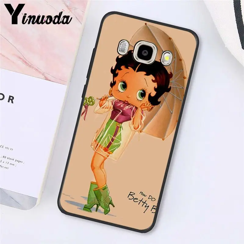 Yinuoda betty boop чехол для телефона для samsung Galaxy J7 J6 J8 J4 J4Plus J7 DUO J7NEO J2 J5 Prime - Цвет: A12