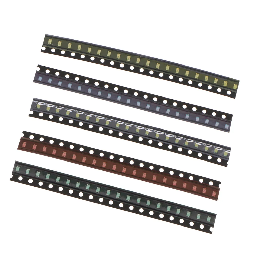 200 Pcs SMD LED Diode Lights Assorted Kit(Mini Chip for PCB DC 20mA) Super Bright Lighting Bulb Lamps Electronics Components