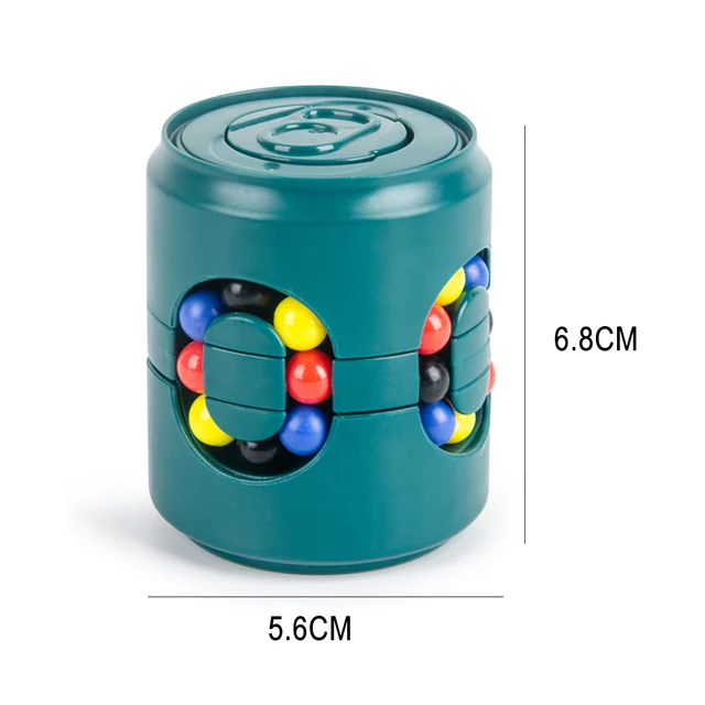 Rotating Bean Little Cubes for kids Rotating Cube Kids Stress Relief Toy For Adults kids Plastic 5-7 12-15 years Mini Cube 6