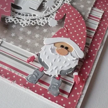 

Santa Claus Set Metal Cutting Dies Stencil Scrapbooking Embossing 2019 New Christmas Craft Stamps