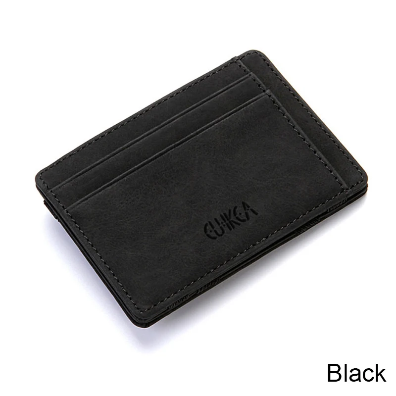 black LEFUR, новинка, мужской кошелек, короткий, из искусственной кожи, на молнии, кошелек, модный, однотонный, мини кошелек, Cartera Mujer, Прямая поставка - Цвет: black