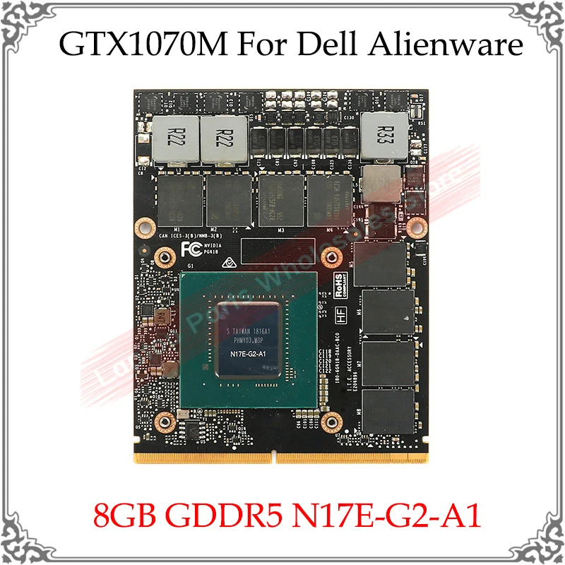 Видеокарта GTX1070M GTX 1070M 8 ГБ GDDR5 для Dell Alienware MSI GT70 GT80 HP 8760W Clevo P170EM | Компьютеры и офис