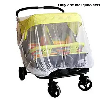 

Pushchair Accessories White Baby Kid Outdoor Crib Mosquito Net Buggy Full Cover Shield Safe Mesh Foldable Double Stroller