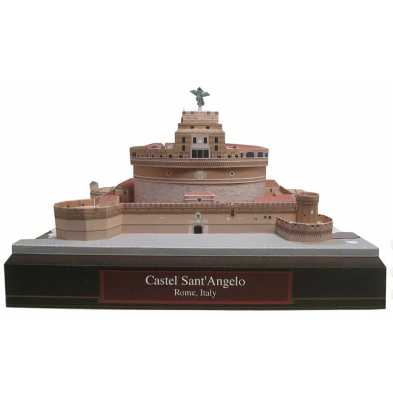 

Italy Holy Angels Castle Paper Model Famous Architecture Handmade DIY Architecture Model