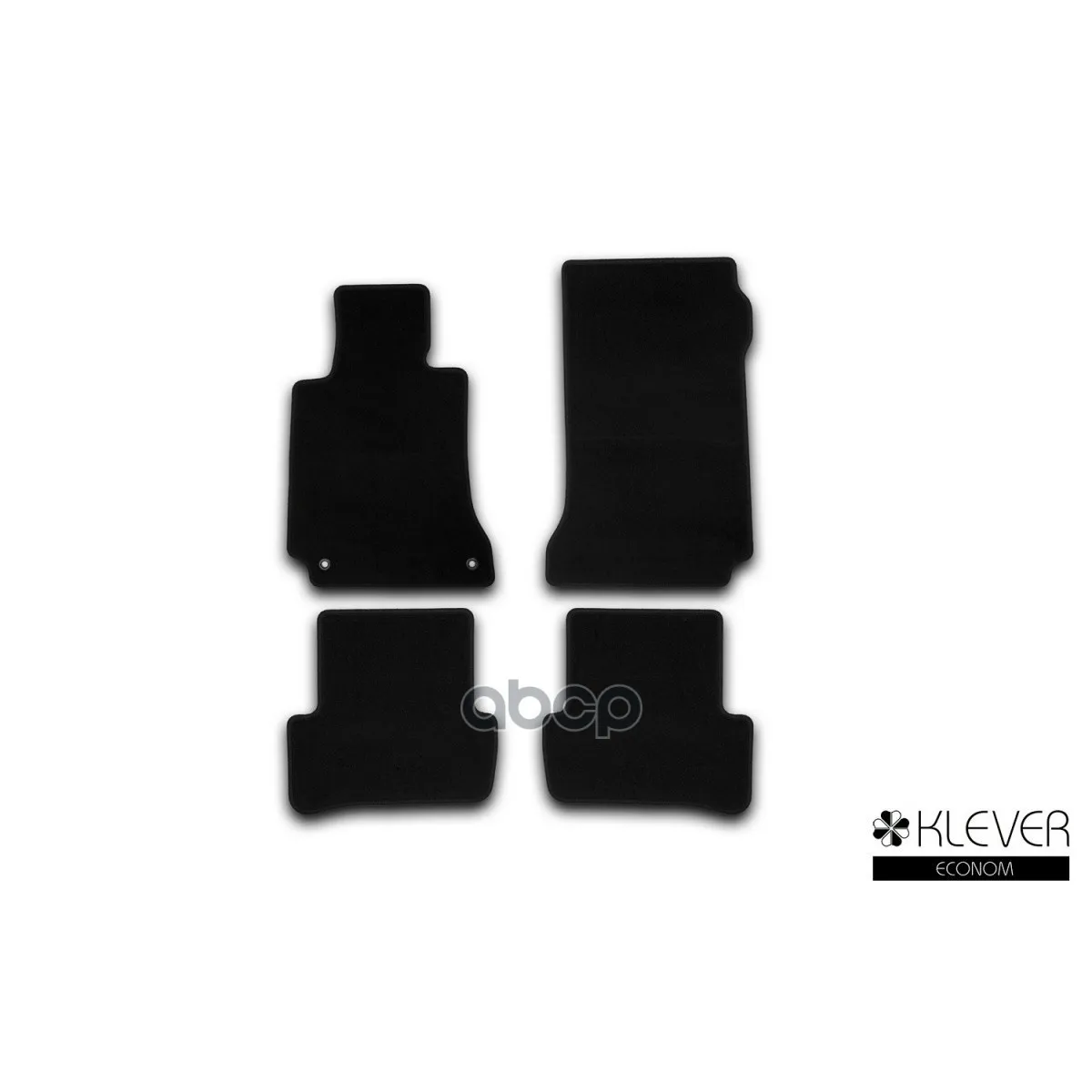 Коврики В Салон Klever Econom Mercedes-Benz C-Class W204 Акпп 2007-, Сед., 4 Шт.(Текстиль) Klever арт. KLEVER013439101200k