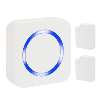 

Door Windows Open Chime Sensor Alarm Alert Detector Sensor Wireless Home Security Alarm System Kits Retail Store Office