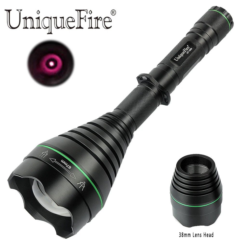 UF1508 IR850nm T75 T67 T50 T38 LED Hunting Torch Night Vision Infrared Lamp