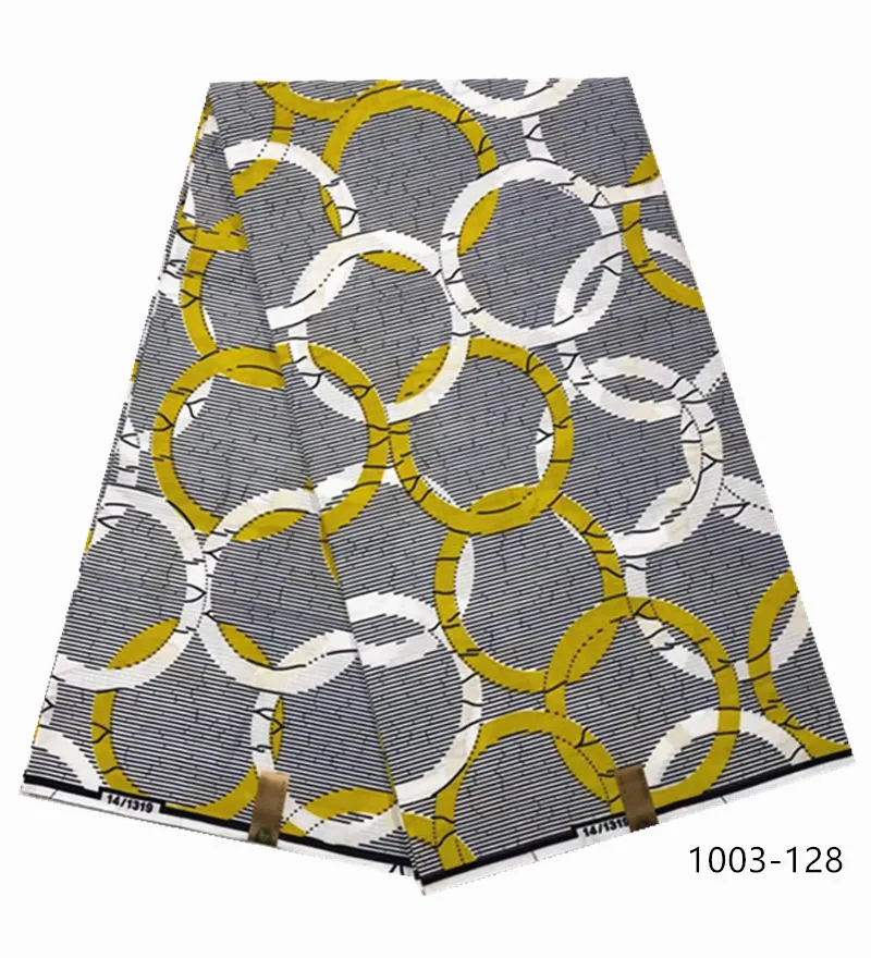 

Hot Sale Dutch African Wax tissus 100% Cotton Ankara African Fabric 2020 High Quality Dutch Wax tissus 6 yard free shipping 1003