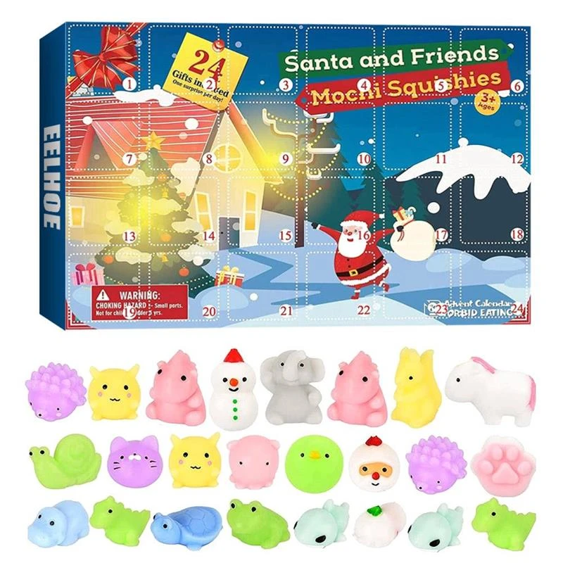 Wow Surprise Christmas Countdown Calendar 2022 2022 Christmas Advent Calendar 24 Days Countdown Calendar Blind Box Relieve  Stress Toy Education Toys For Christmas Gifts #20|Squeeze Toys| - Aliexpress