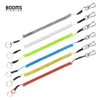 Booms Fishing T4 Coiled Lanyard or Safety Rope Wire Steel Camping Secure Pliers Lip Grips 1.5m Max Stretch Fishing Tools ► Photo 1/6