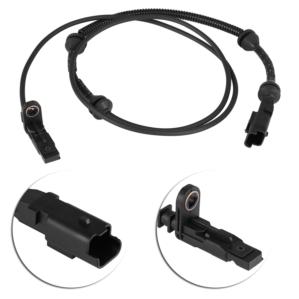 Car Front ABS Wheel Speed Sensor Black Plastic Intelligent 2 pin sensor for Peugeot 407 407SW Citroen C6 4545G6 4545A9 | Автомобили и