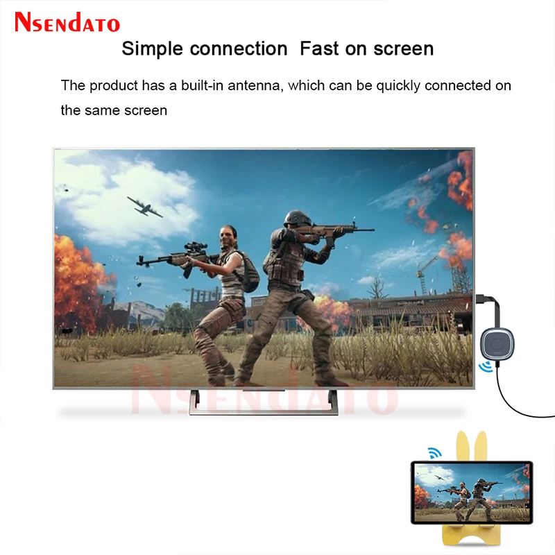 Mirascreen G20 5g 4K HD TV Stick Adapter Wireless HD WiFi Display Dongle Screen Mirroring for Miracast Airplay DLNA TV Receiver