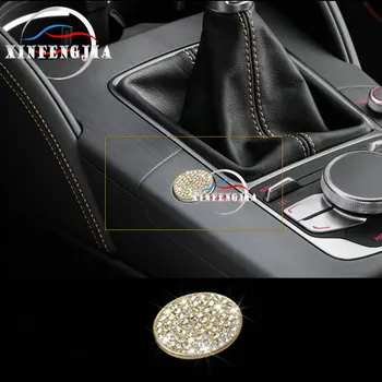 

For Audi A5 A4 B8 09-16 Crystal Style Engine Start Button Case Cover Trim
